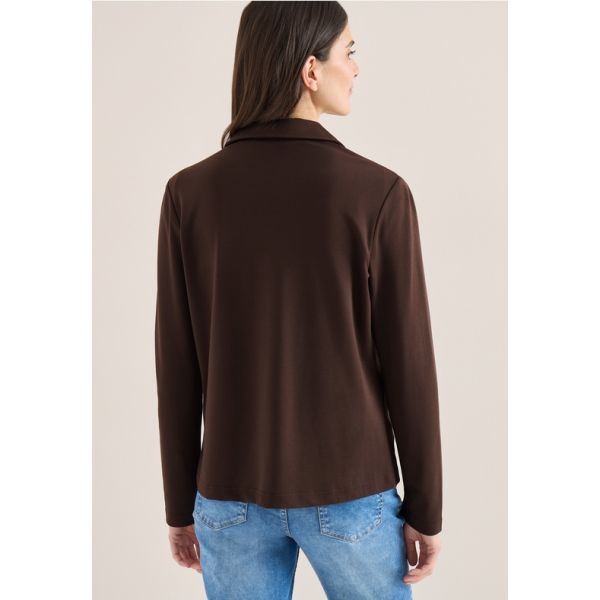 Cecil sweatblazer macchiato brown 212953 17493