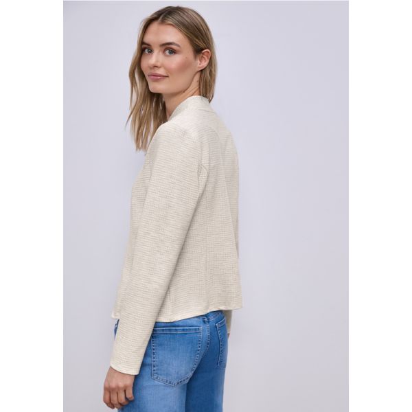 Street One jersey blazer smoke beige 213008 17499