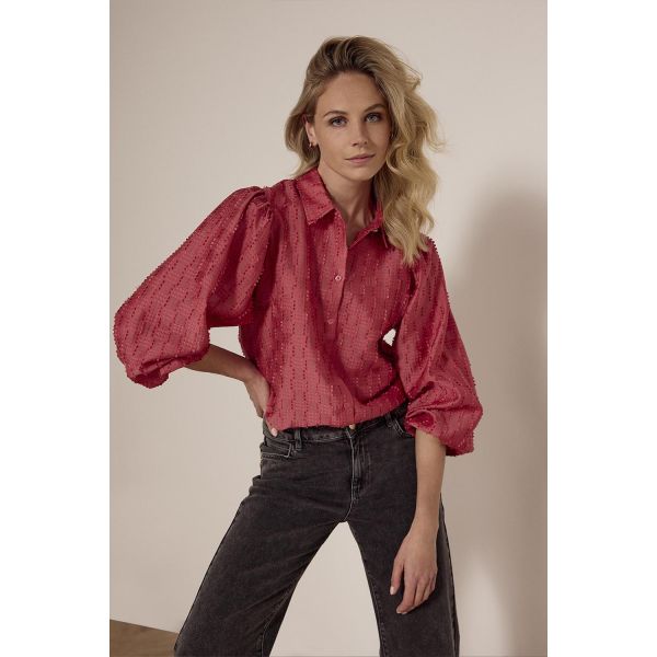 Tramontana structuur blouse rosewood C10-18-301