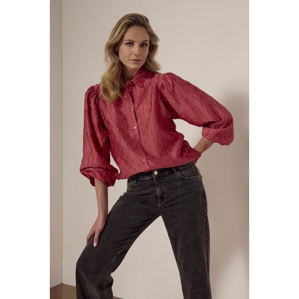 Tramontana structuur blouse rosewood C10-18-301