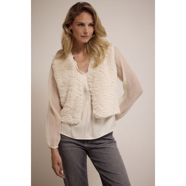 Tramontana imitatiebont gilet stone S04-17-801