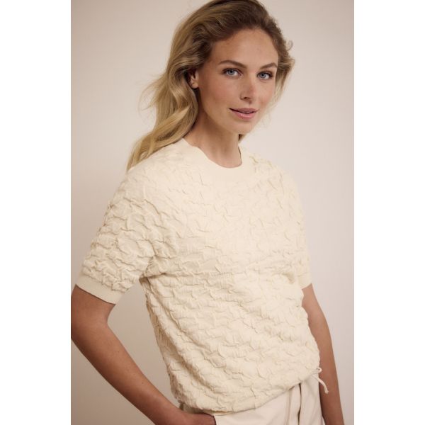 Tramontana fjin brei shirt stone Y05-17-601