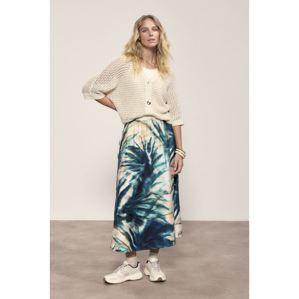 Tramontana lange print rok blues C05-20-201