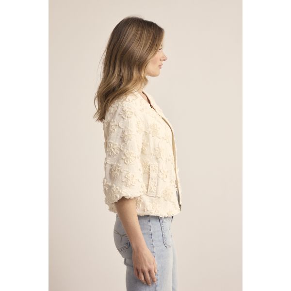 Tramontana kanten jacket stone C42-19-801