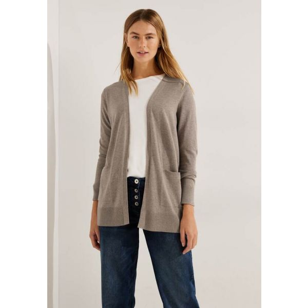 Cecil openvallend vest taupe 253609 12479
