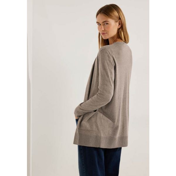 Cecil openvallend vest taupe 253609 12479