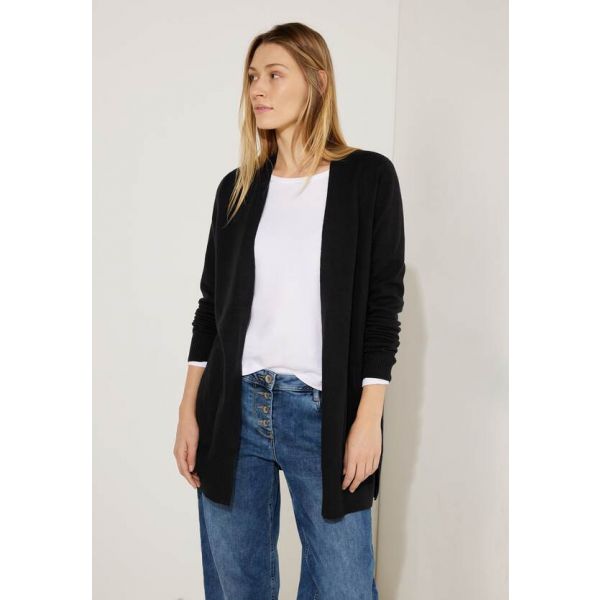 Cecil half lang vest black 253620 10001