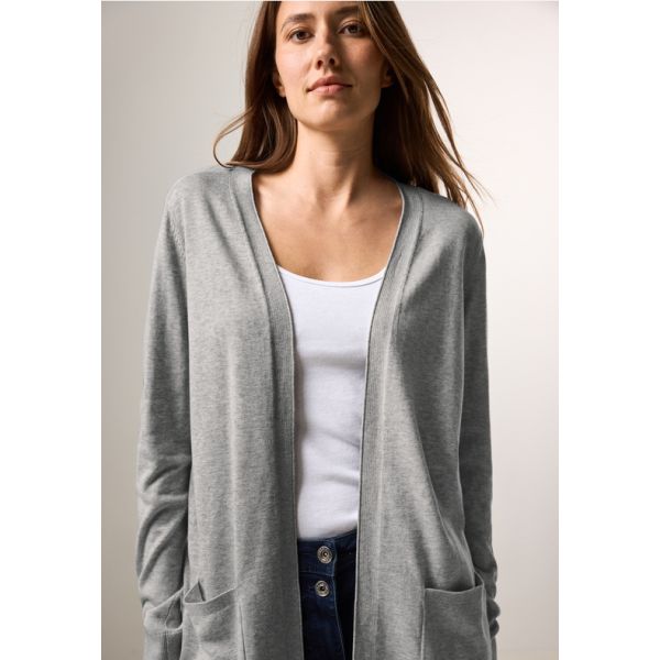 Cecil openvallend vest chalk grey 253785 15772