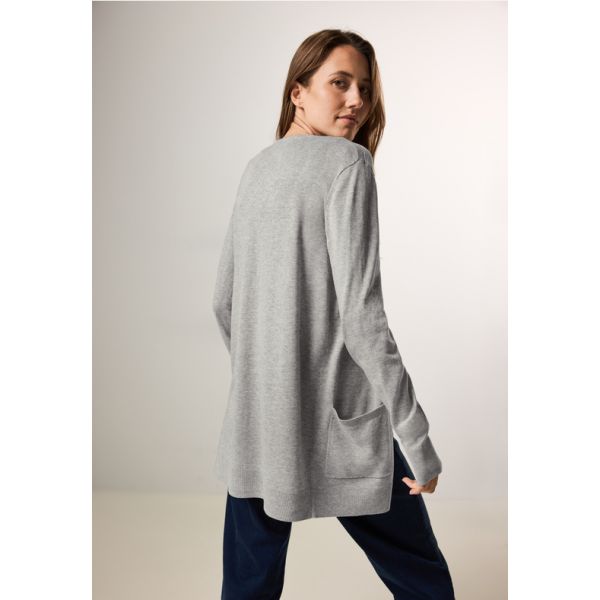 Cecil openvallend vest chalk grey 253785 15772