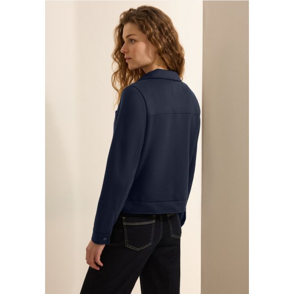 Cecil sweatvest  jasje universal blue 253940 15512