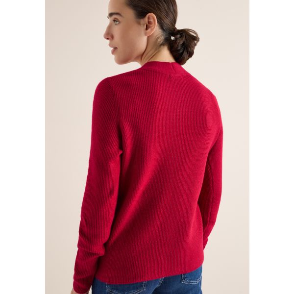 Cecil fijn brei vest beaujolais red 253986 16710