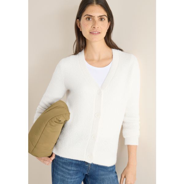 Cecil fluffy vest light greige 254075 27089