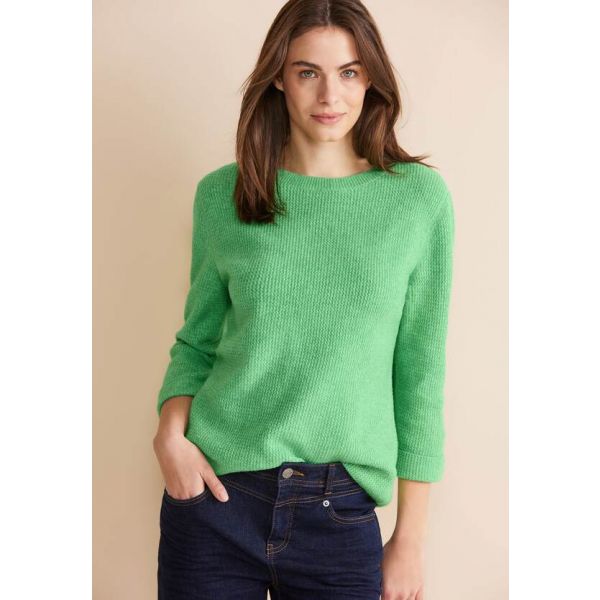 Street One melee trui sprint green 302669 15380