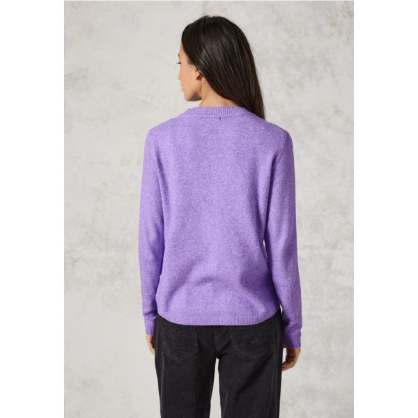 Cecil brei trui wild lilac melange 302781 15947