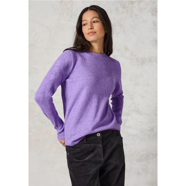 Cecil brei trui wild lilac melange 302781 15947