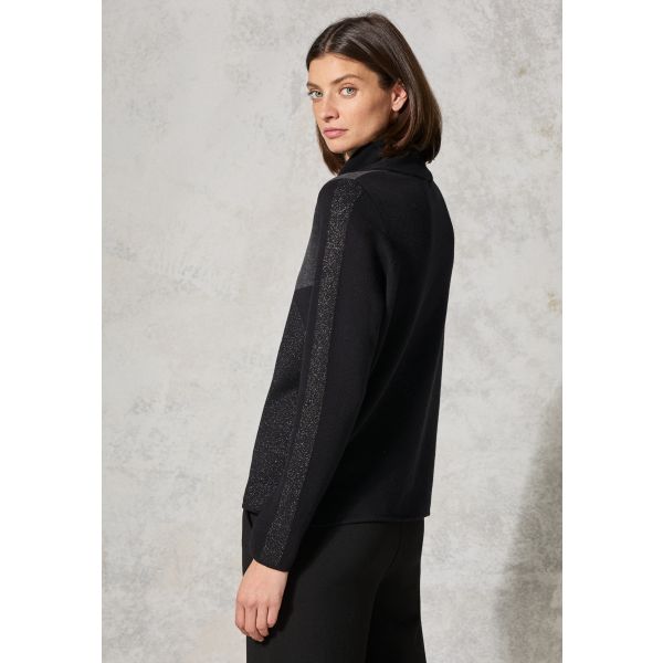Cecil glitter trui black 303032 30001