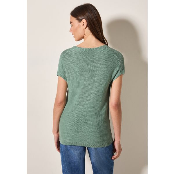Cecil brei shirt matcha green 303238 16695