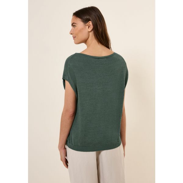 Cecil fijn brei shirt balmy khaki 303276 16785
