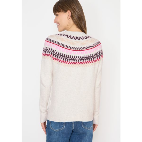 Cecil noorseprint trui eggshell 303538 36969