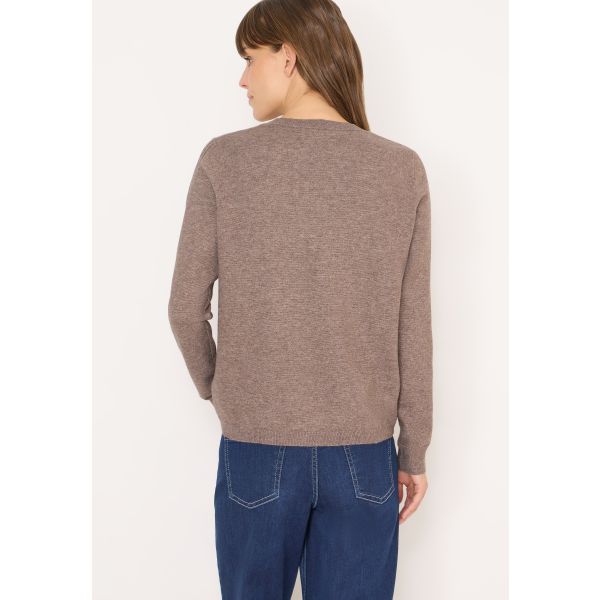 Cecil v-hals trui chocolate mouse 303545 17189