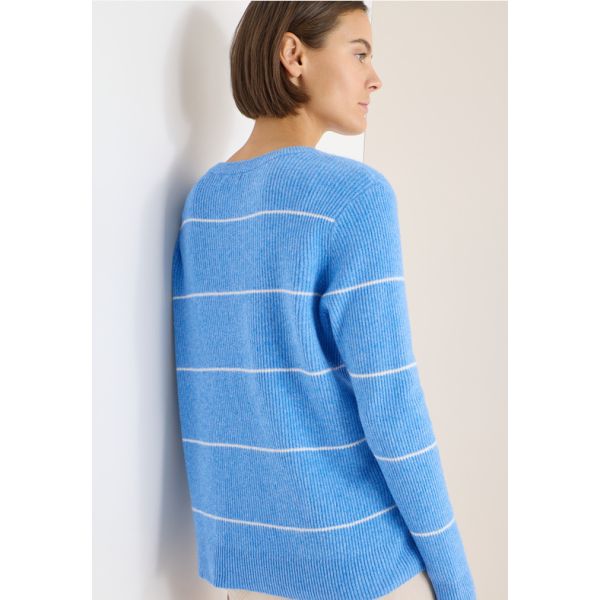 Cecil streep trui fountain blue 303696 27386