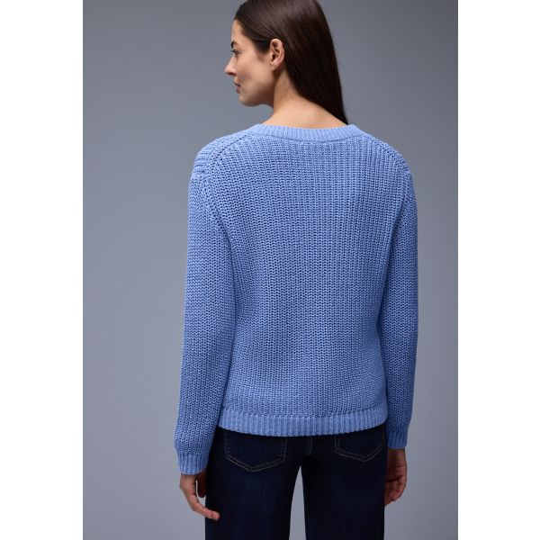 Street One tape yarn trui bonnet blue 303770 17453