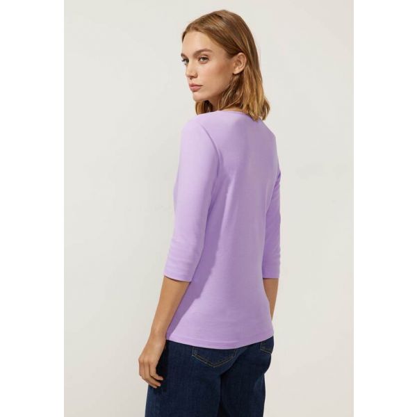 Street One 3/4 mouw shirt pure lilac 317588 15289