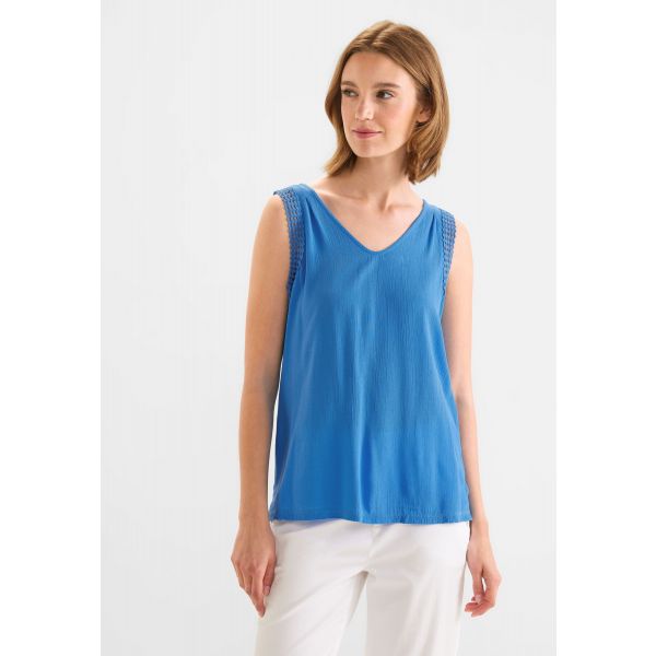 Street One blouse top blue bay 320003 14915