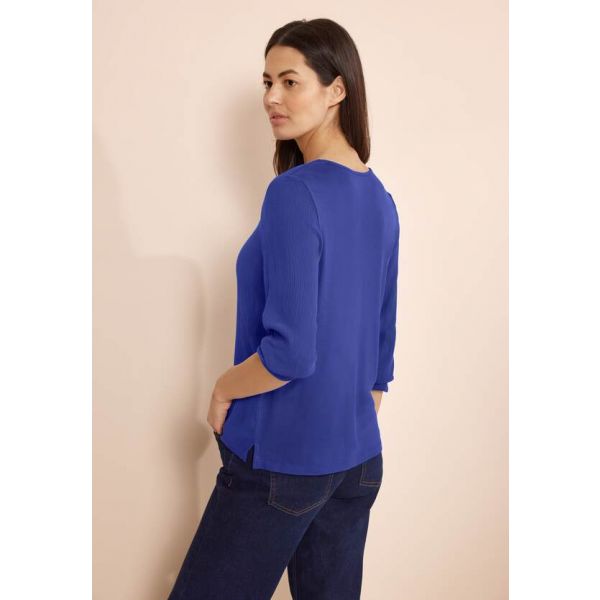 Street One blouse shirt royal blue 321111 15614