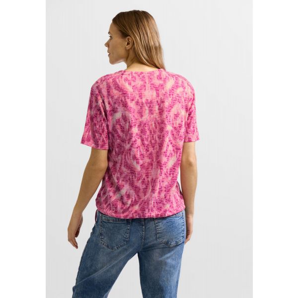 Cecil burnout shirt pink sorbet 321129 35597