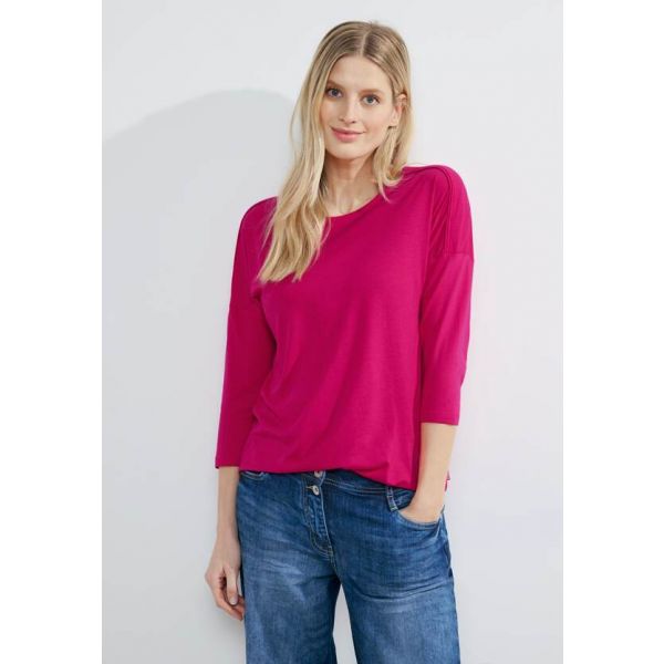 Cecil 3/4 mouw shirt pink sorbet 321132 15597