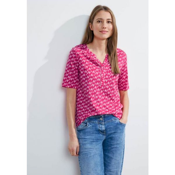 Cecil print shirt pink sorbet 321155 25597