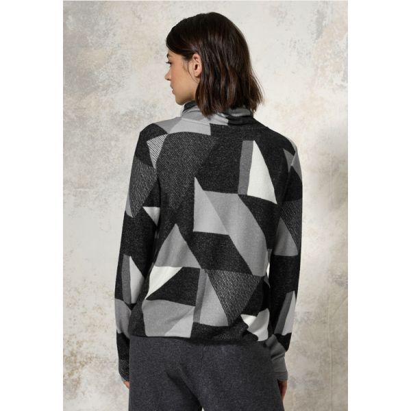 Cecil zacht col shirt black 322388 34500