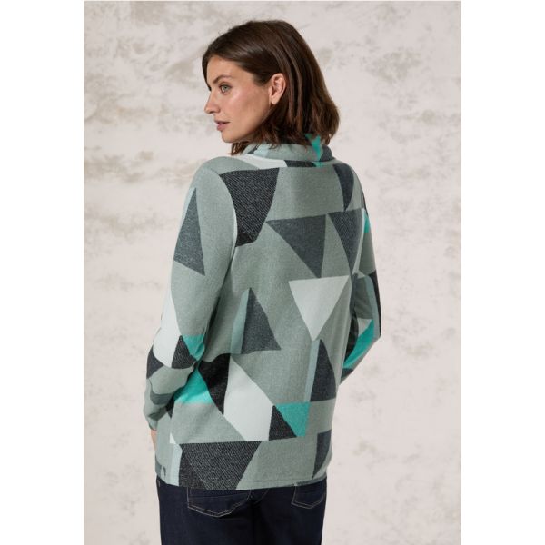 Cecil zacht col shirt glaced green 322388 36260