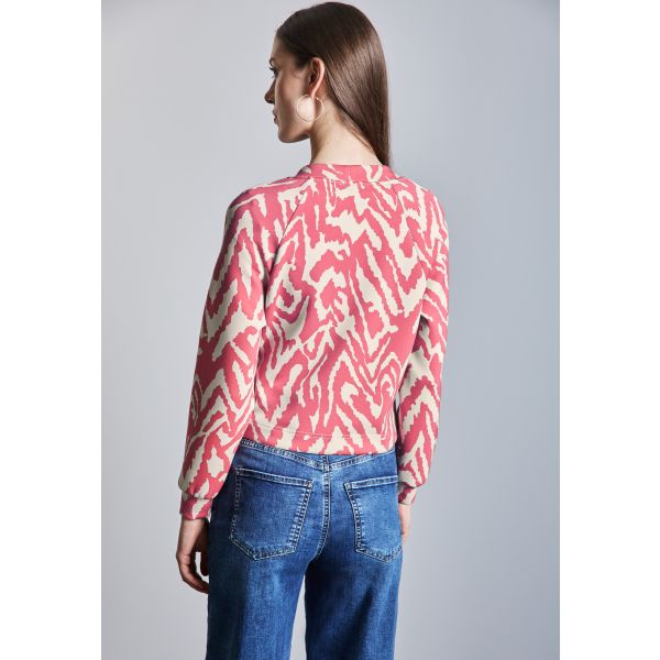 Street One print vest sugar coral 322599 26159