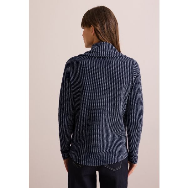 Cecil sweatvest universal blue 322625 25512
