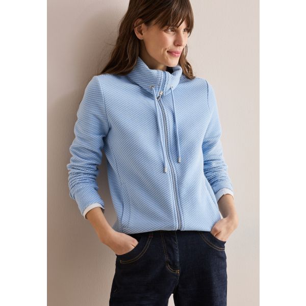 Cecil sweatvest light blue 322625 26242