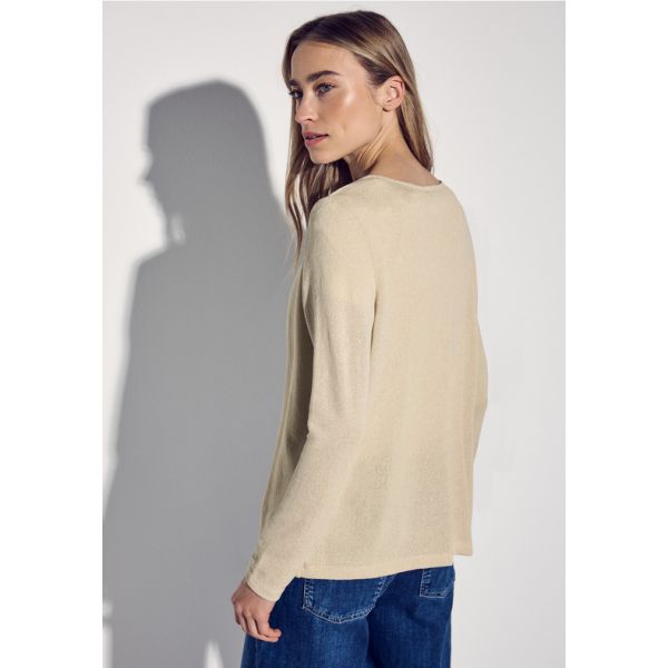 Street One openvallend vest beige 322908 16667