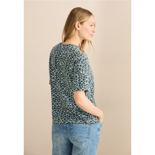 Cecil print shirt salvia green 322928 26560
