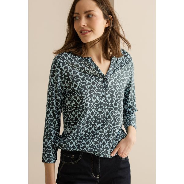 Cecil print shirt salvia green 322938 26560