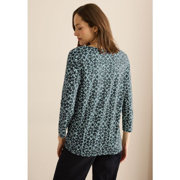 Cecil print shirt salvia green 322938 26560