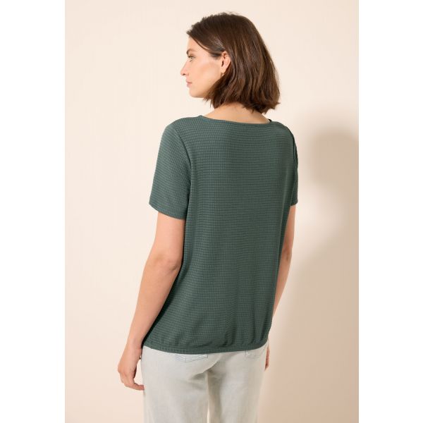 Cecil structuur shirt balmy khaki  323067 16243