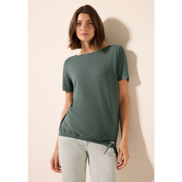 Cecil structuur shirt balmy khaki  323067 16243