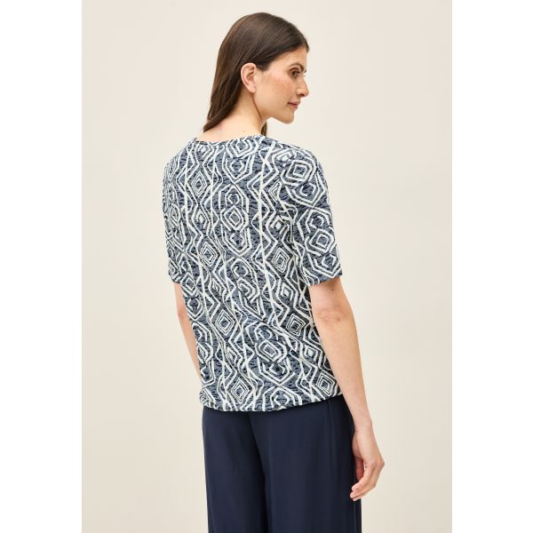 Cecil print shirt universal blue 323074 35512