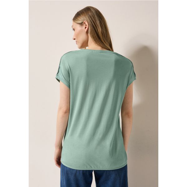Cecil shirt matcha green 323100 16695