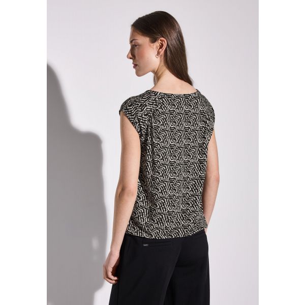 Street One print top black 323166 30001