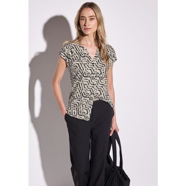 Street One print top moonstone sand 323167 36269