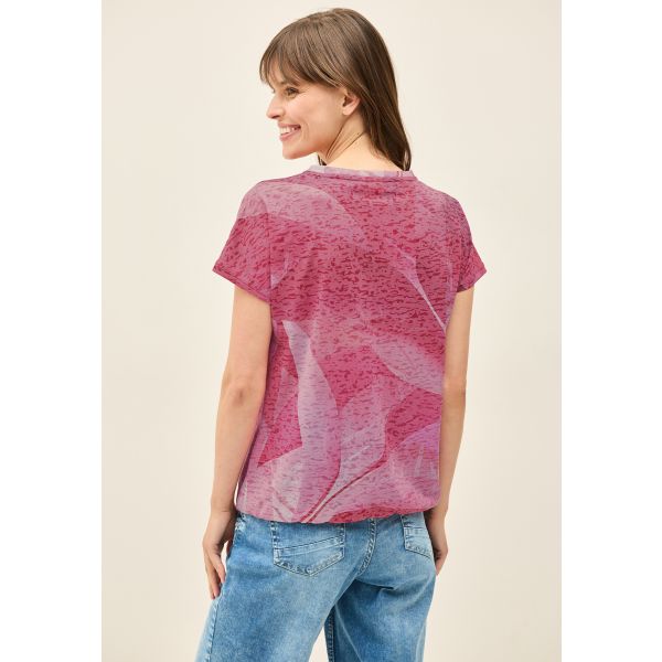 Cecil burn out shirt apple red 323533 36759
