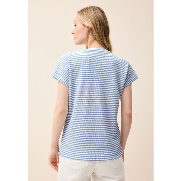 Cecil streep shirt pastel blue 323537 26980