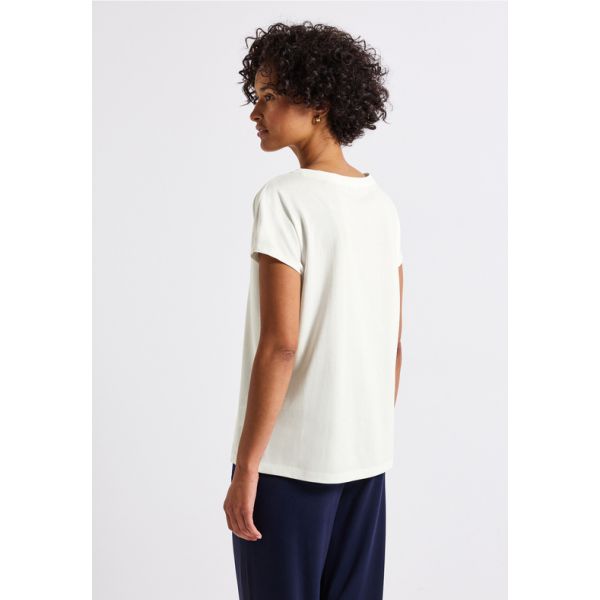 Srteet One tekst shirt off white 323740 20108